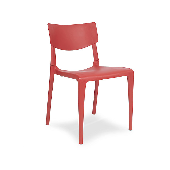 Chaise de jardin Town brique polypropylène