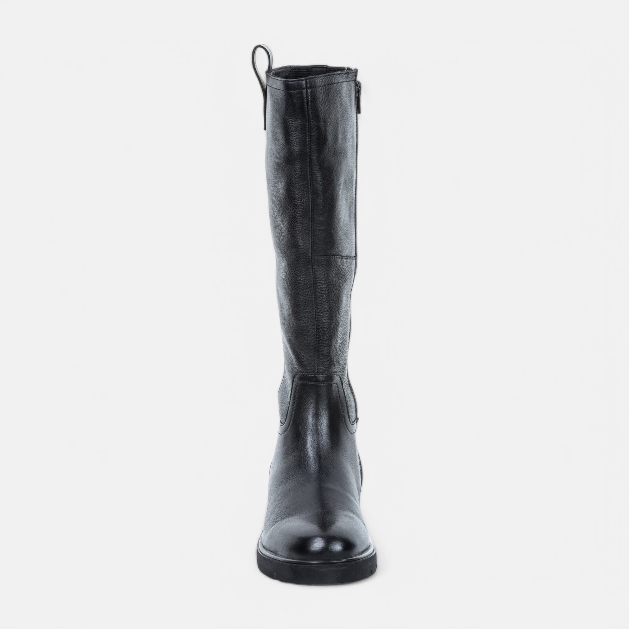 Bottes Femme en cuir noir