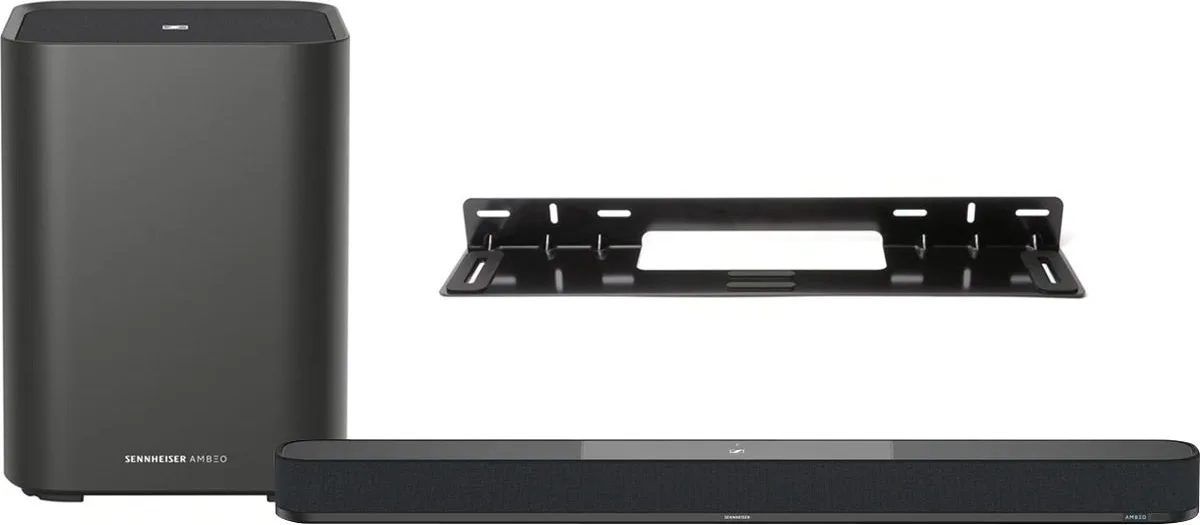 Sennheiser Ambeo SoundBar Plus, Ambeo Sub et Ambeo SoundBar Plus Wall Mount Barres de son