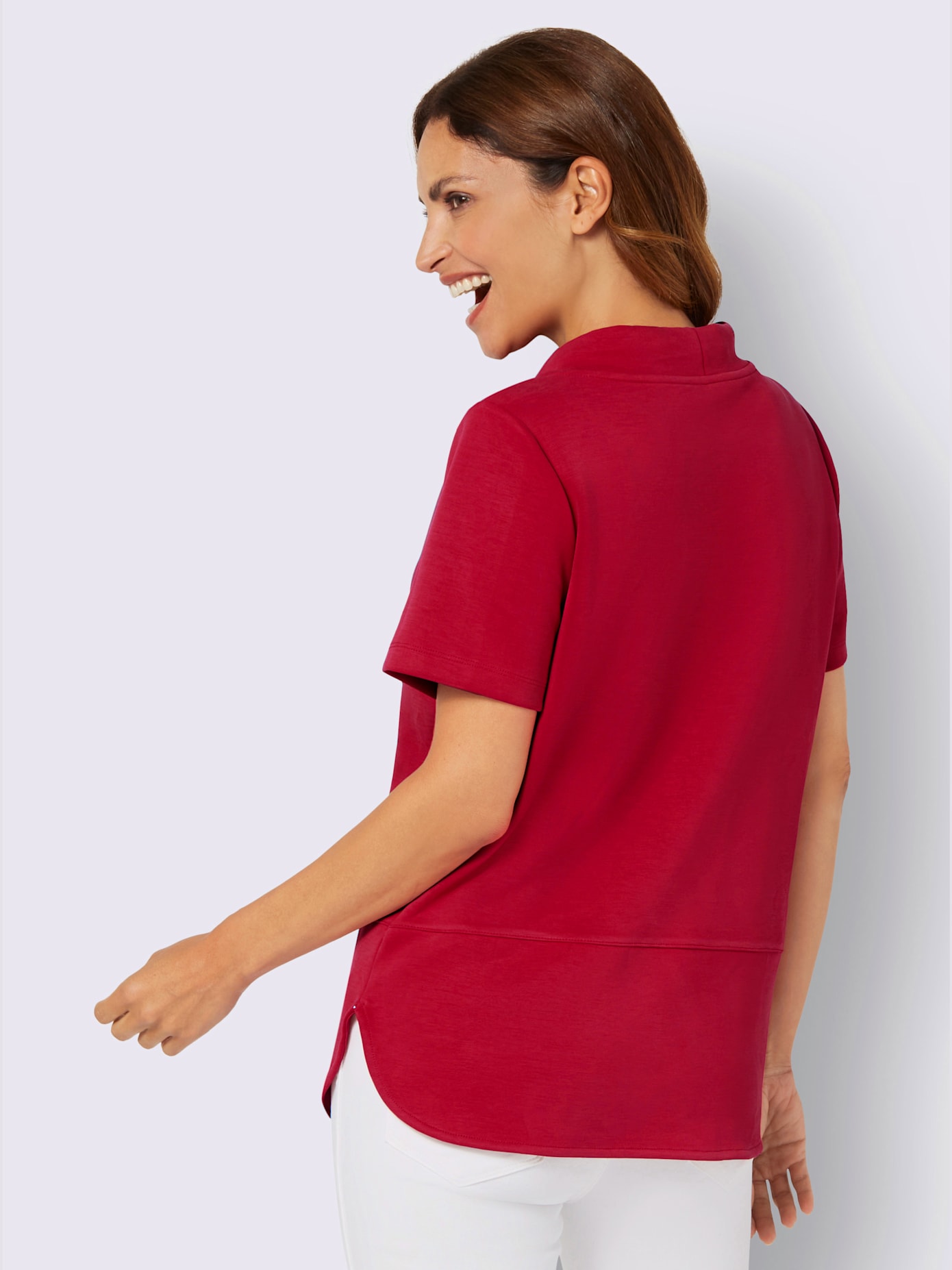 Sweat-shirt coupe affinante