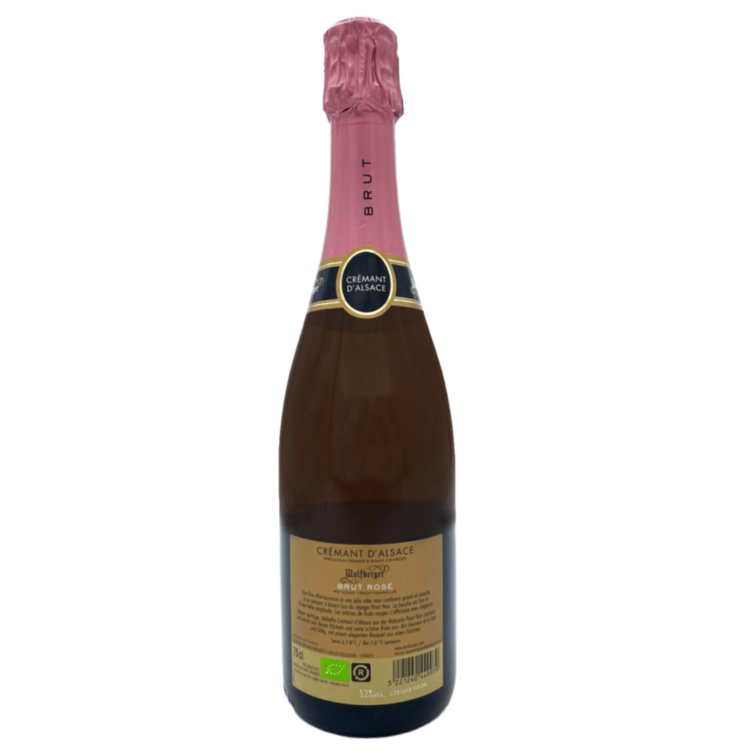 Crémant d'Alsace AOP Rosé Wolfberger -75cl
