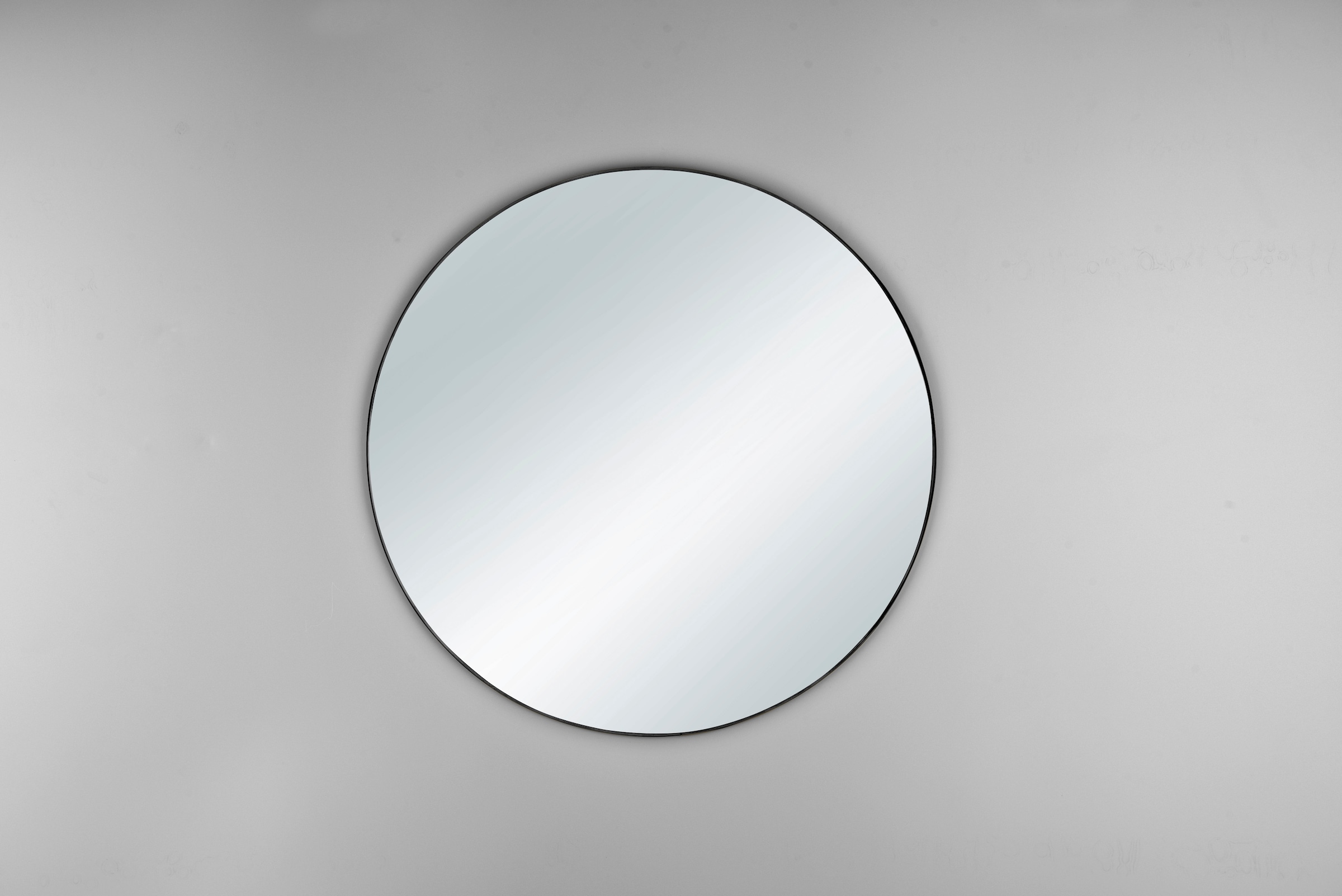 MIRRORS AND MORE Dekospiegel »Mila« Wandspiegel, rund, Ø 50 cm, lackiertes Metall