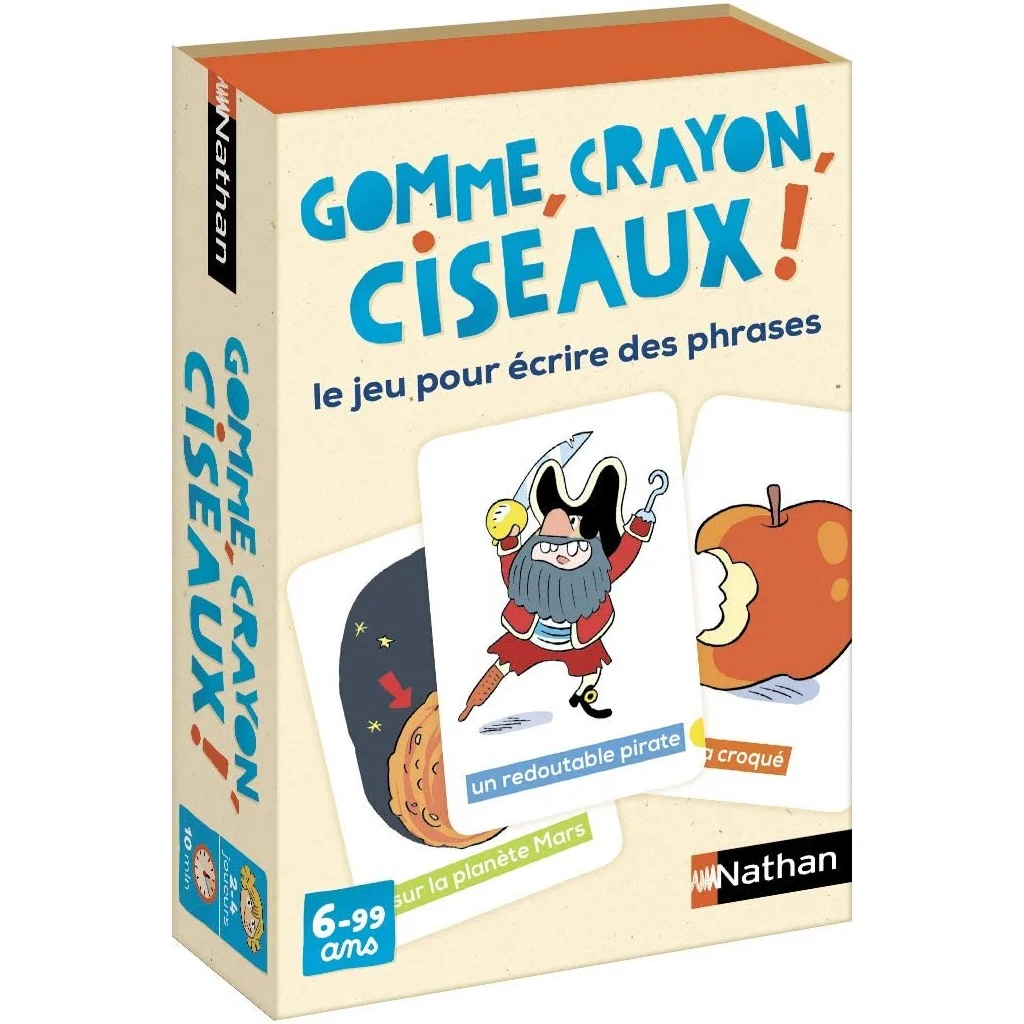 Gomme, Crayon, Ciseaux !