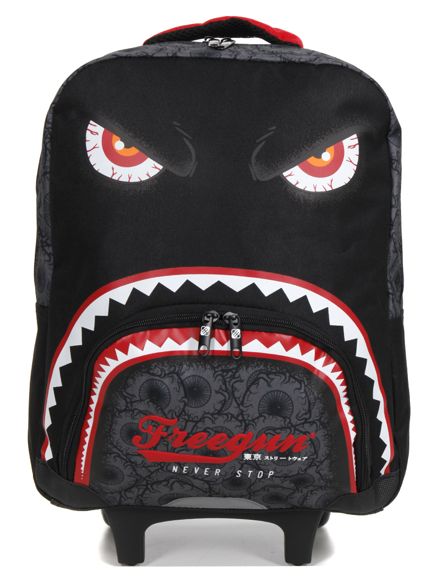 Sac À dos À roulettes Freegun Monster Eyes