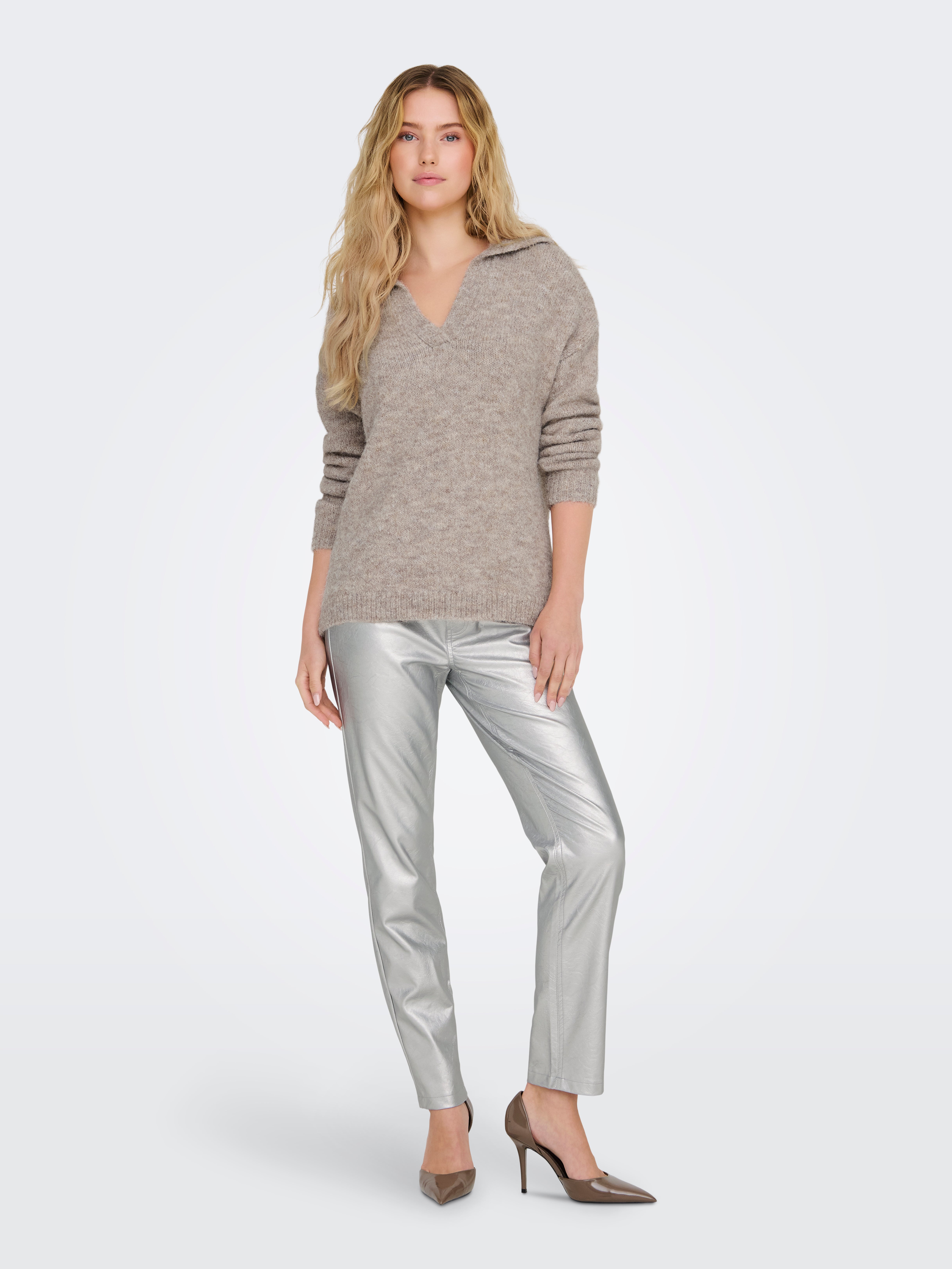 ONLMAGGIE Strickpullover Malt Ball