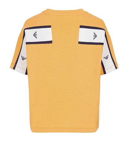 Emporio Armani T-Shirt - Gelb m. Weiß