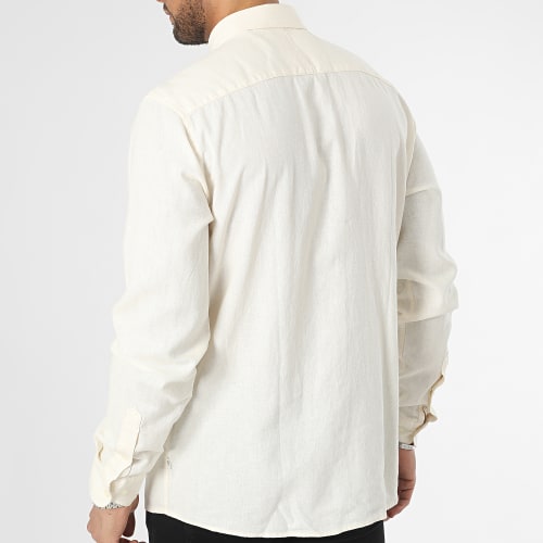 Chemise Manches Longues Enea Allan 21107646 Beige