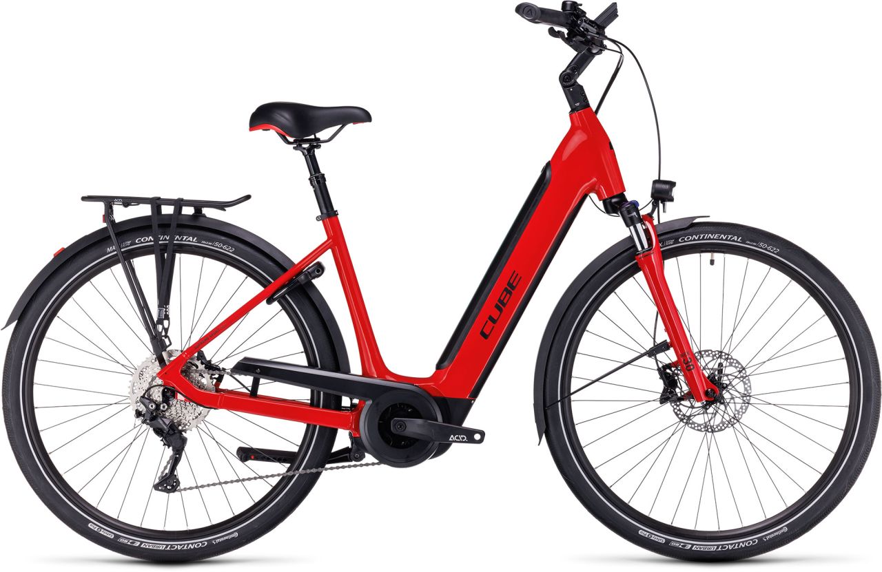 Cube Supreme Sport Hybrid Pro 625 Easy Entry red´n´black kaufen | Bike-Discount