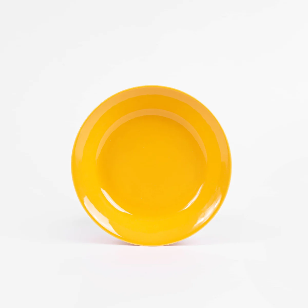 Assiette creuse ronde 19 cm jaune OGRE La Fabrique
