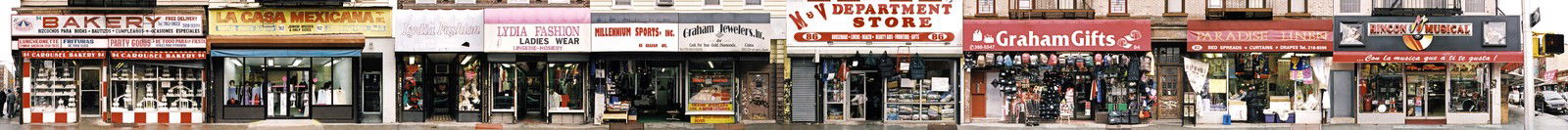 Graham Ave. b/t Siegel & Moore, Williamsburg, BK by James & Karla Murray - Limited Edition. Edition of: 100. Signed.