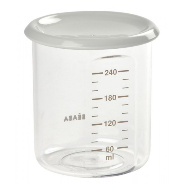 Maxi Portion 240 ml Tritan Light Grey - BEABA