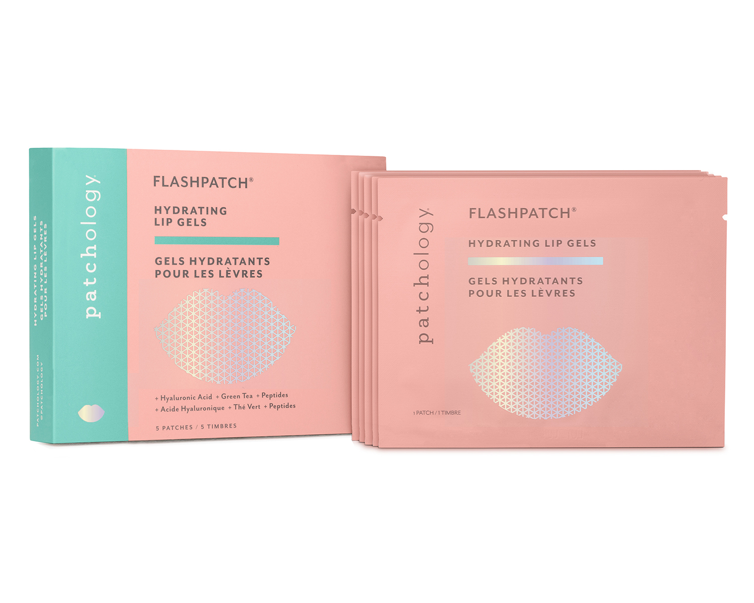Patchology Lip Renewal FlashPatch® 5 Minute Hydrogels (5-pack)