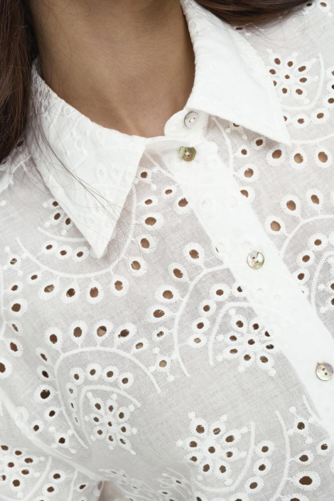 Only ecru dames blouse