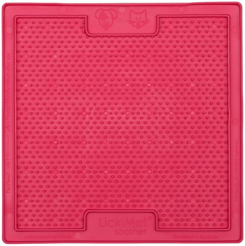 LICKIMAT - Slikkemåtte - Cat Soother Pink 20X20Cm