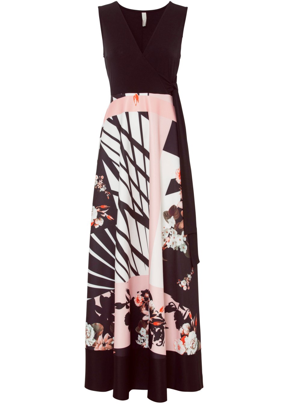 Robe à motif en taille courte