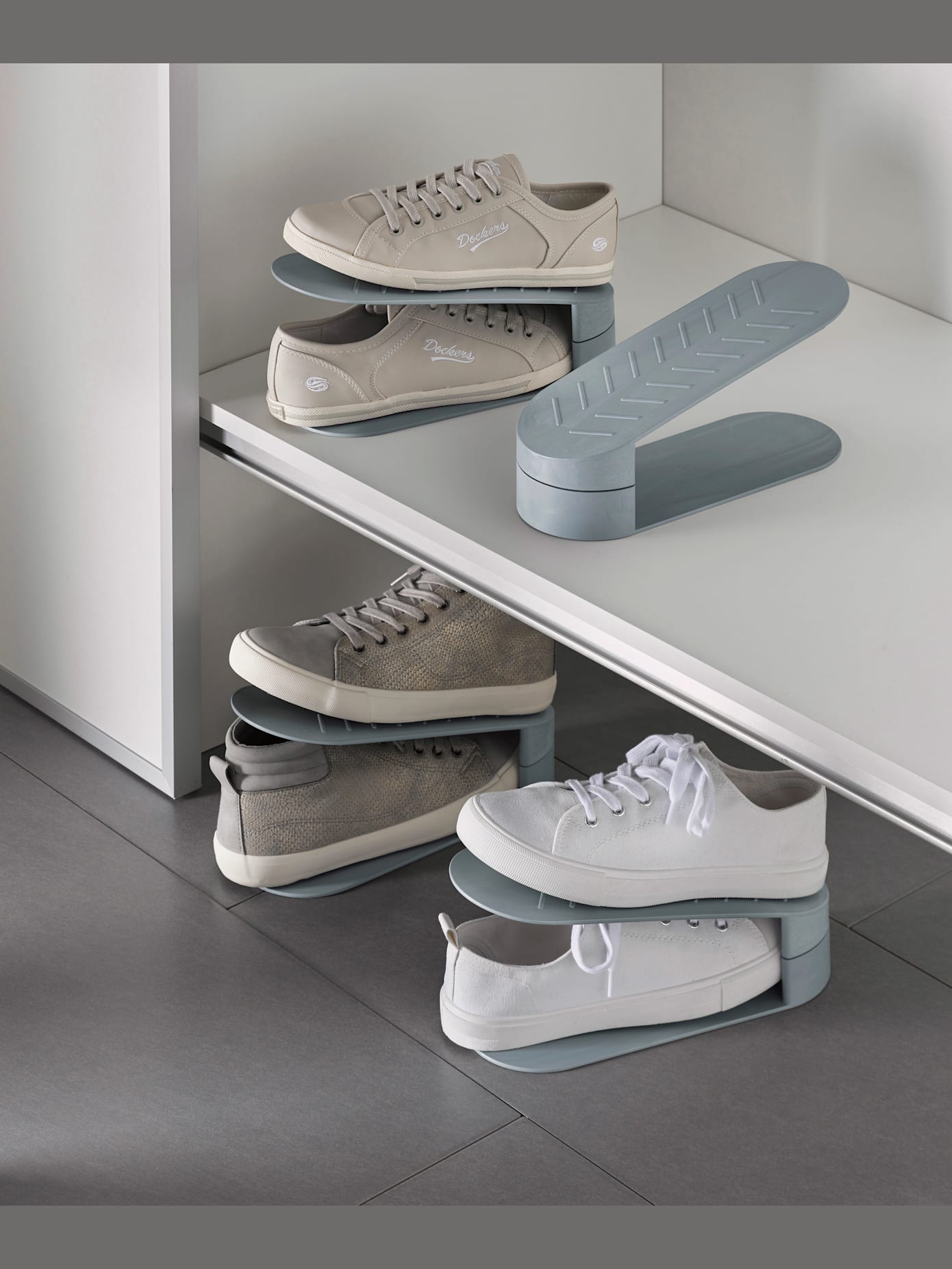 Empileur à chaussures créez un espace de rangement