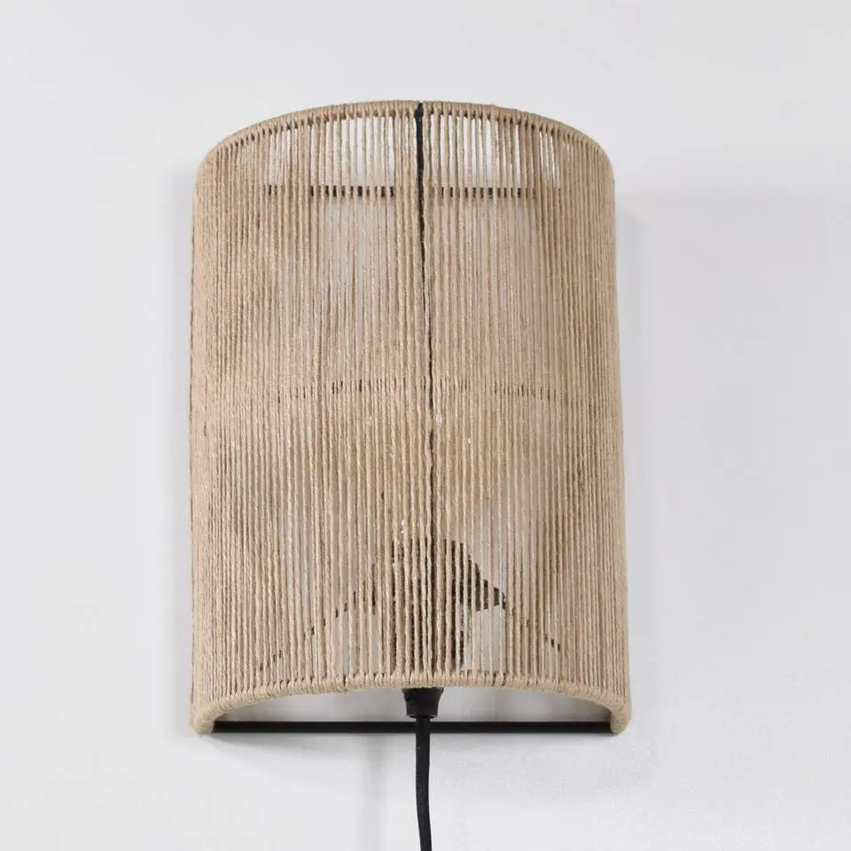Urban Interiors - Wandlamp Diro Jute 26x18x11