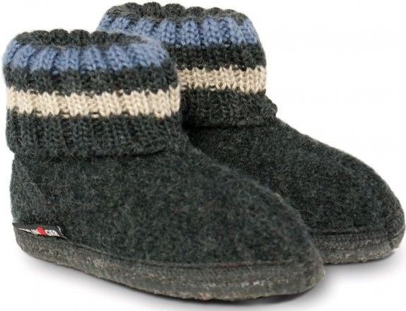 Haflinger - Kids Paul - Pantoffels - Grijs