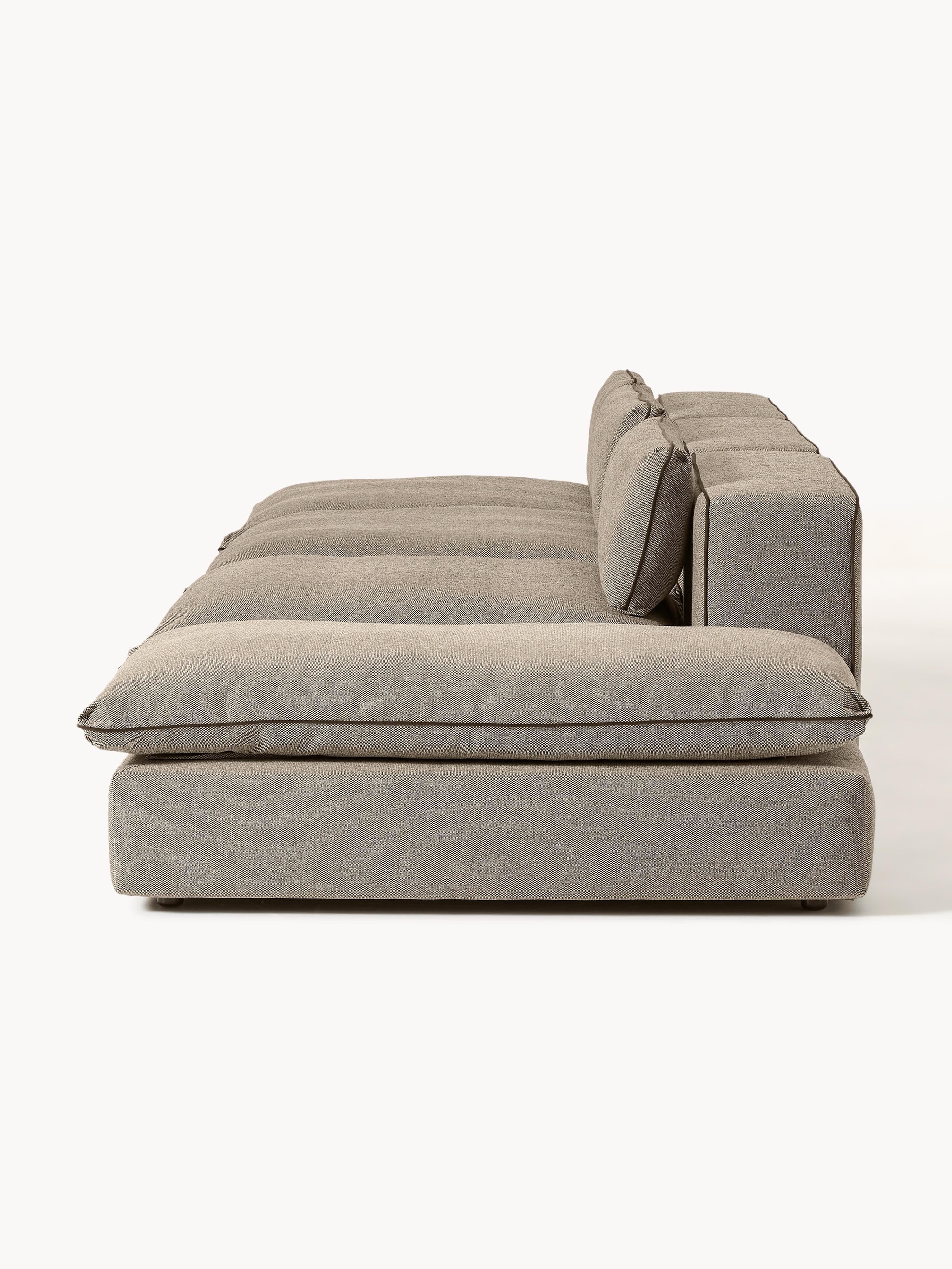 Modulaire XL-bank Felix (3-zits) met poef