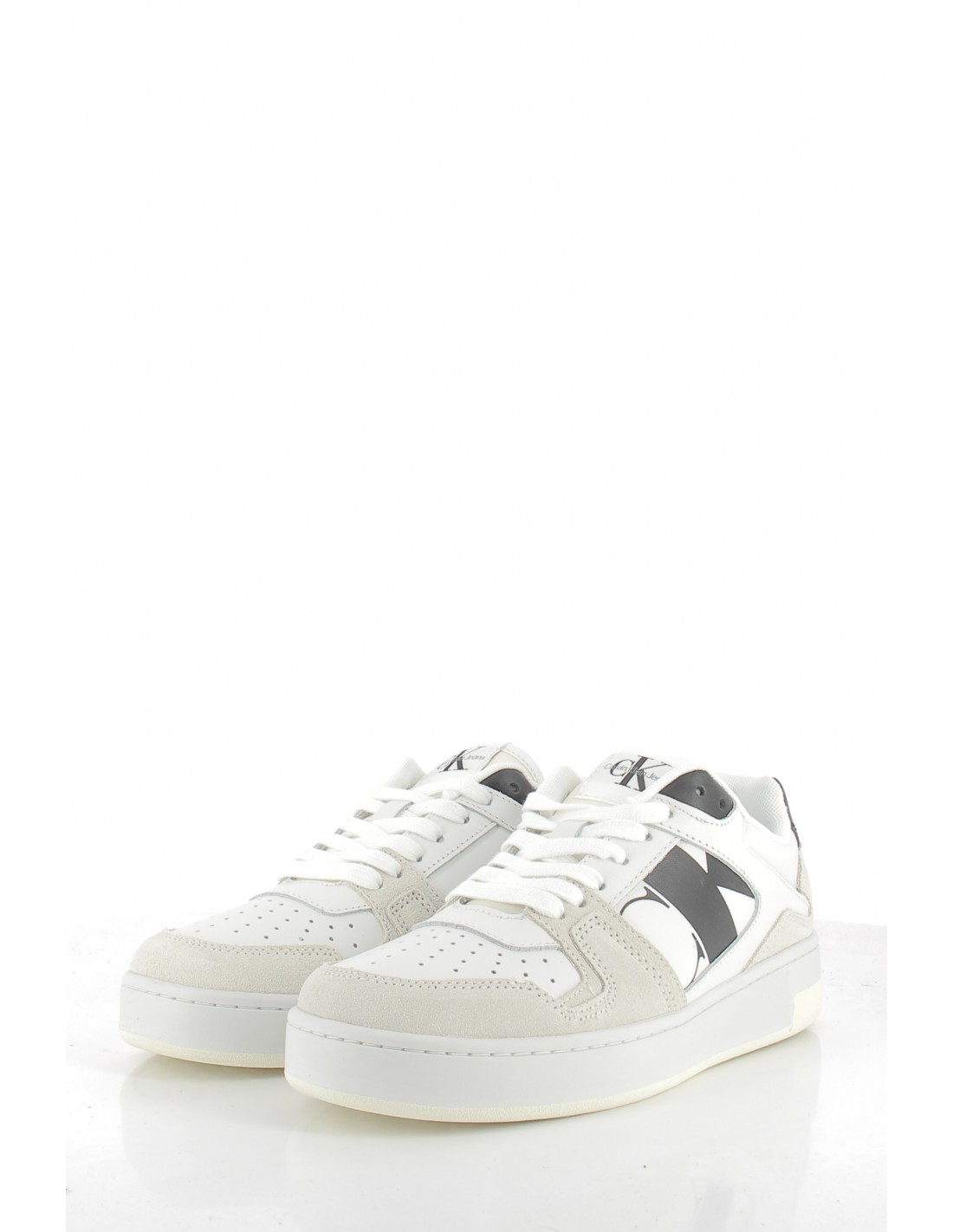 calvin klein Baskets de Ville femme cupsole laceu Blanc/beige
