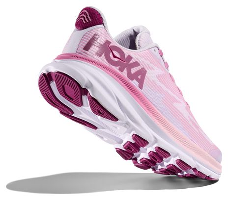 Chaussures Running Hoka Clifton 9 Youth Rose Enfant