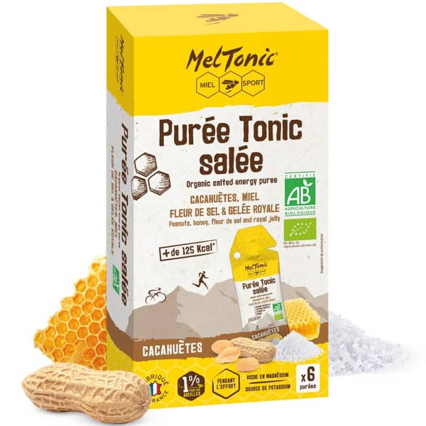 Compotes & purées énergétiques MELTONIC PUREES ENERGETIQUES SALEES BIO (PACK X6) CACAHUETES 24 UNI