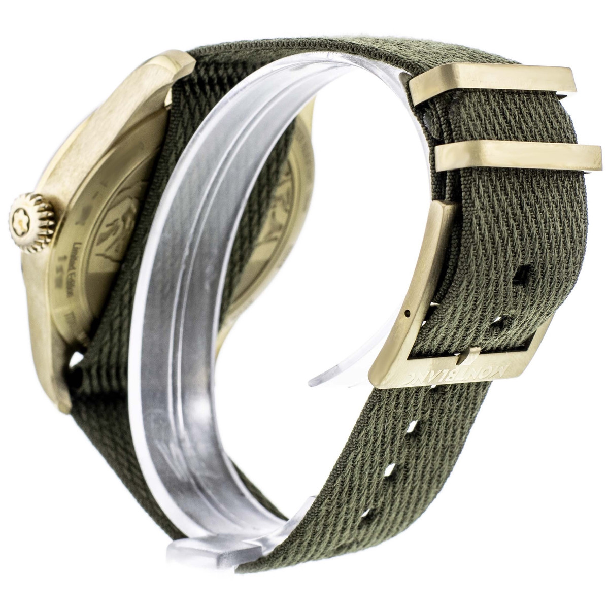 Montre d'occasion Montblanc 1858 homme automatique bronze bracelet nato
