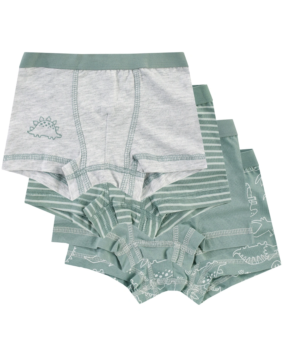 Boxershorts DINOPARTY 4er-Pack in grün