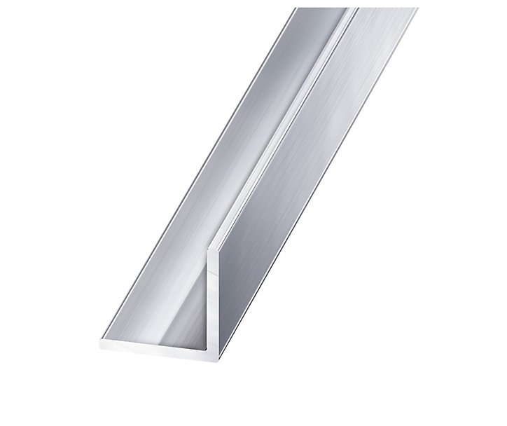 Cornière aluminium brillant 15 x 15 mm, 2,5 m