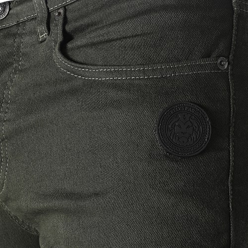 Jean Skinny Back Vert Foncé