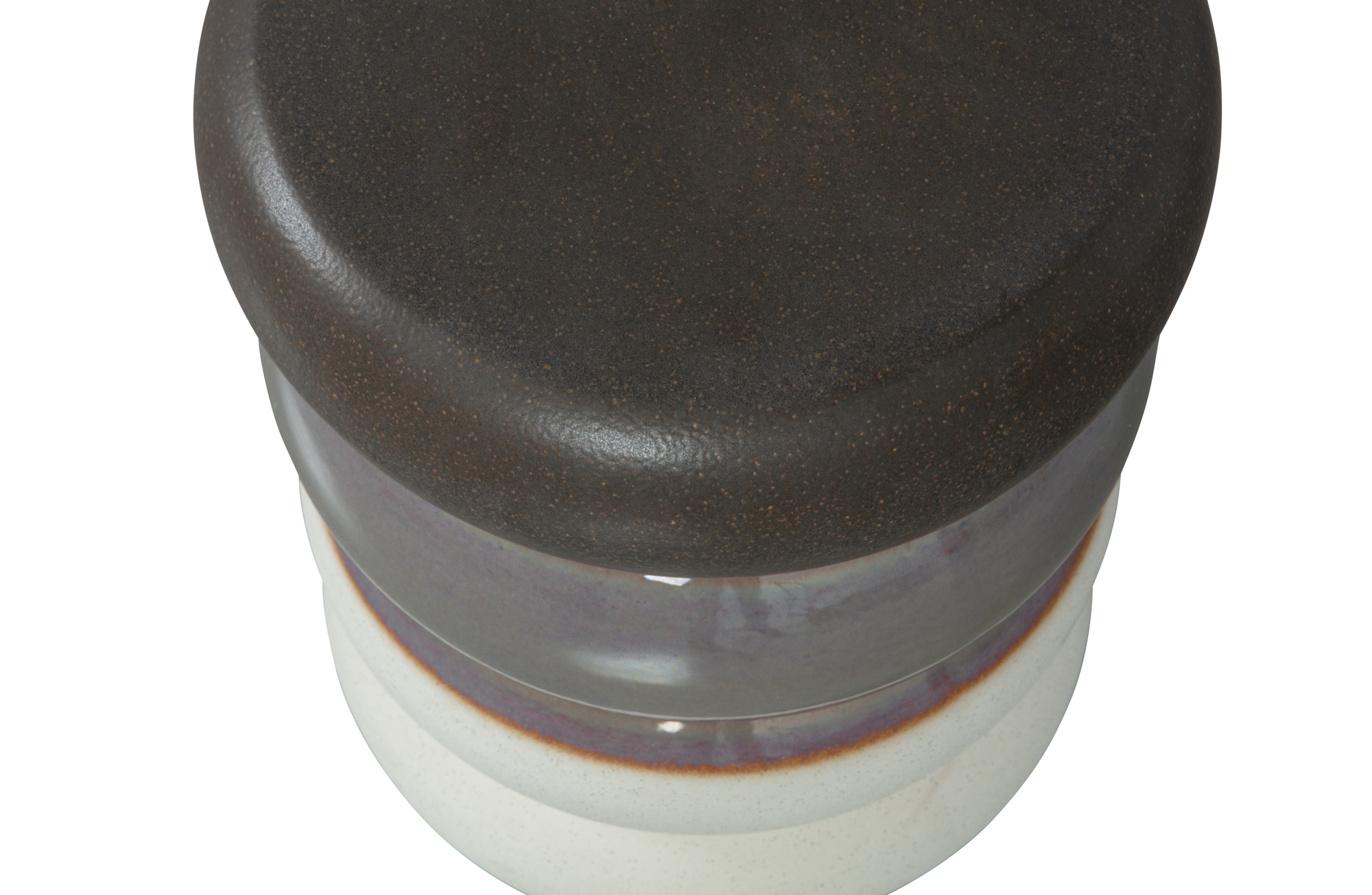 vtwonen kruk Bulb 44x34Ø cm Bijzettafel Bulb 44x34Ø cm - Grijs