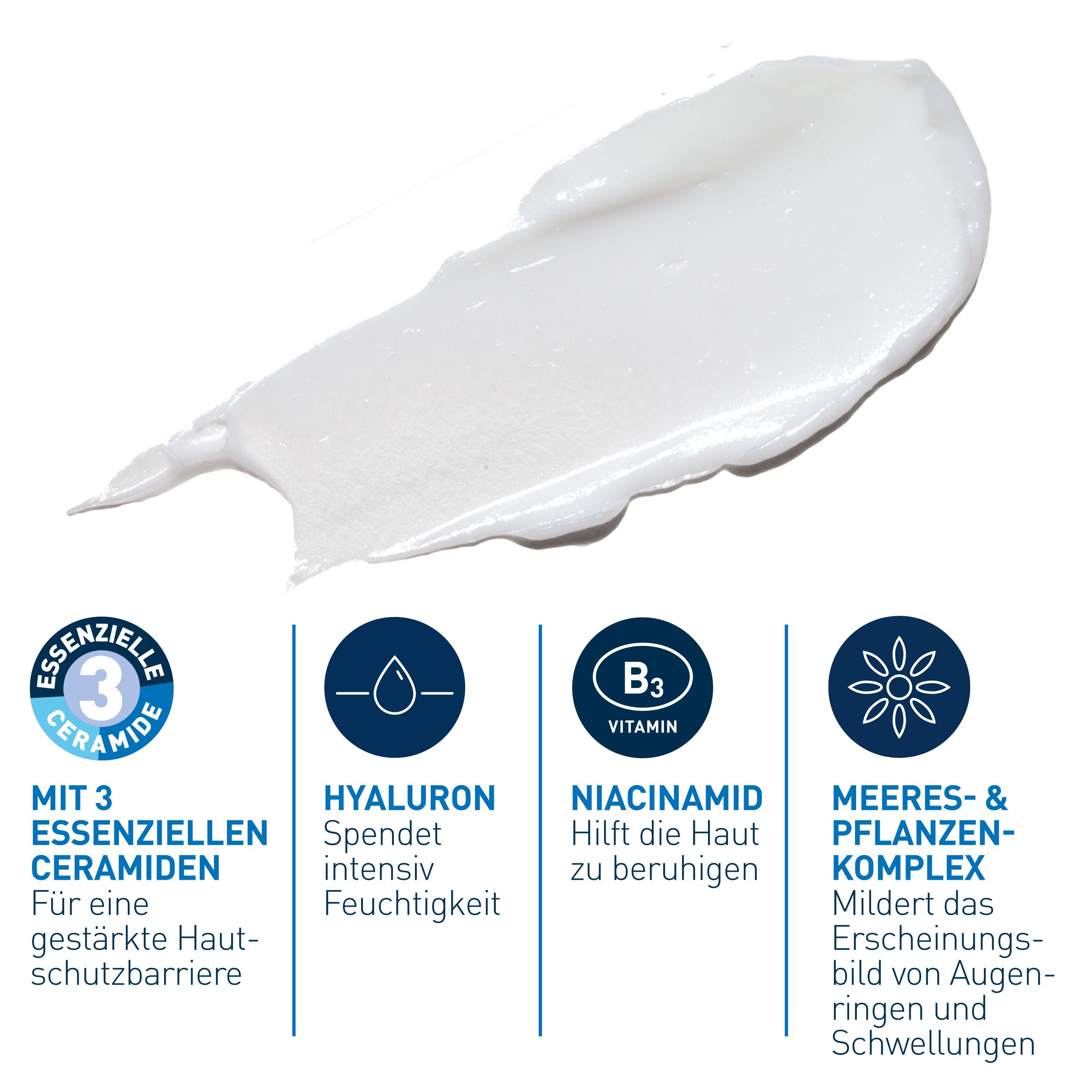 CeraVe Regenerierende Augencreme: feuchtigkeitsspendende Augenpflege mit Hyaluronsäure und Ceramiden