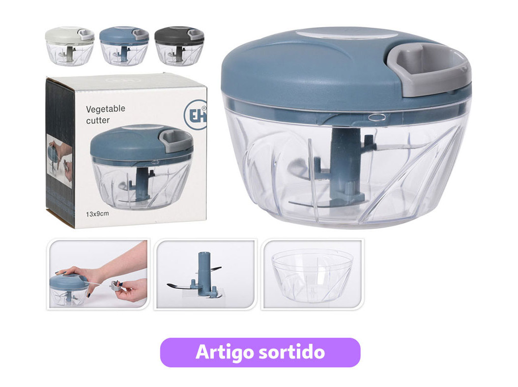 PICADORA MANUAL 13X9CM CORES SORTIDAS