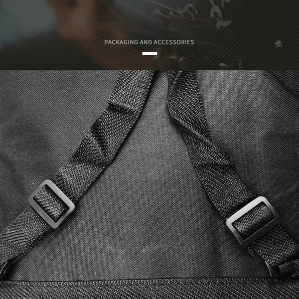 INF 41 tommers akustisk gitarbag - polstret gigbag med ryggsekkstropper