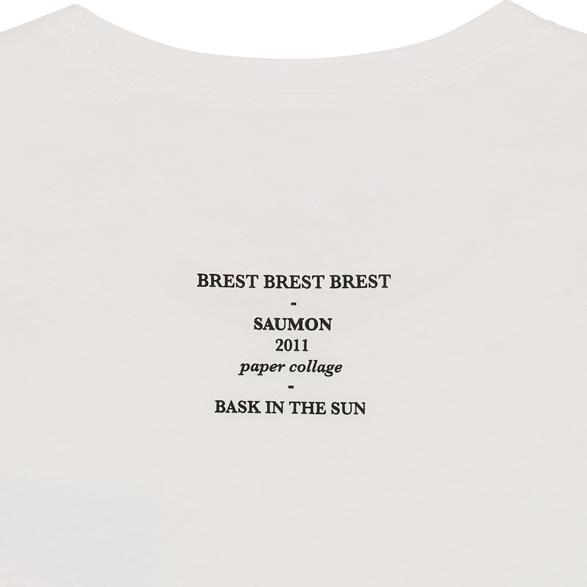 Bask In The Sun Salmon Tee Natural