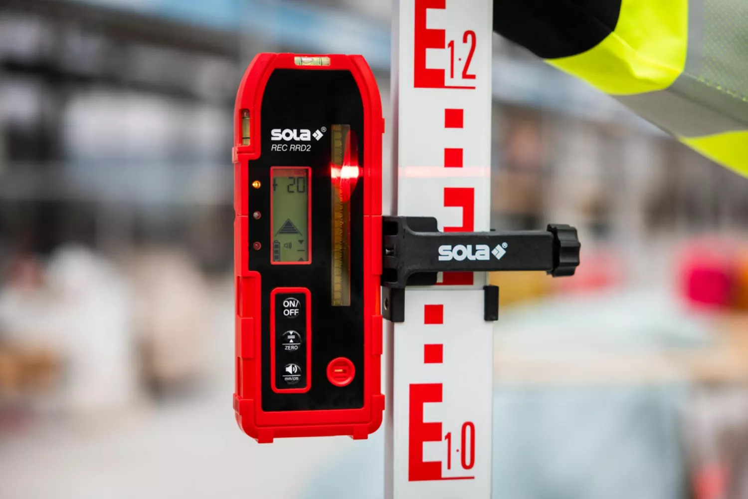 Sola REC RRD2 Ontvanger   houder voor rotatie laser - 300 m