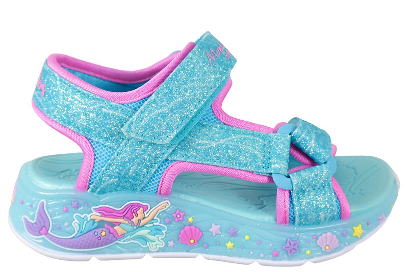 SKECHERS LIGHTS - MERMAID DREAMS BLUE SANDAL