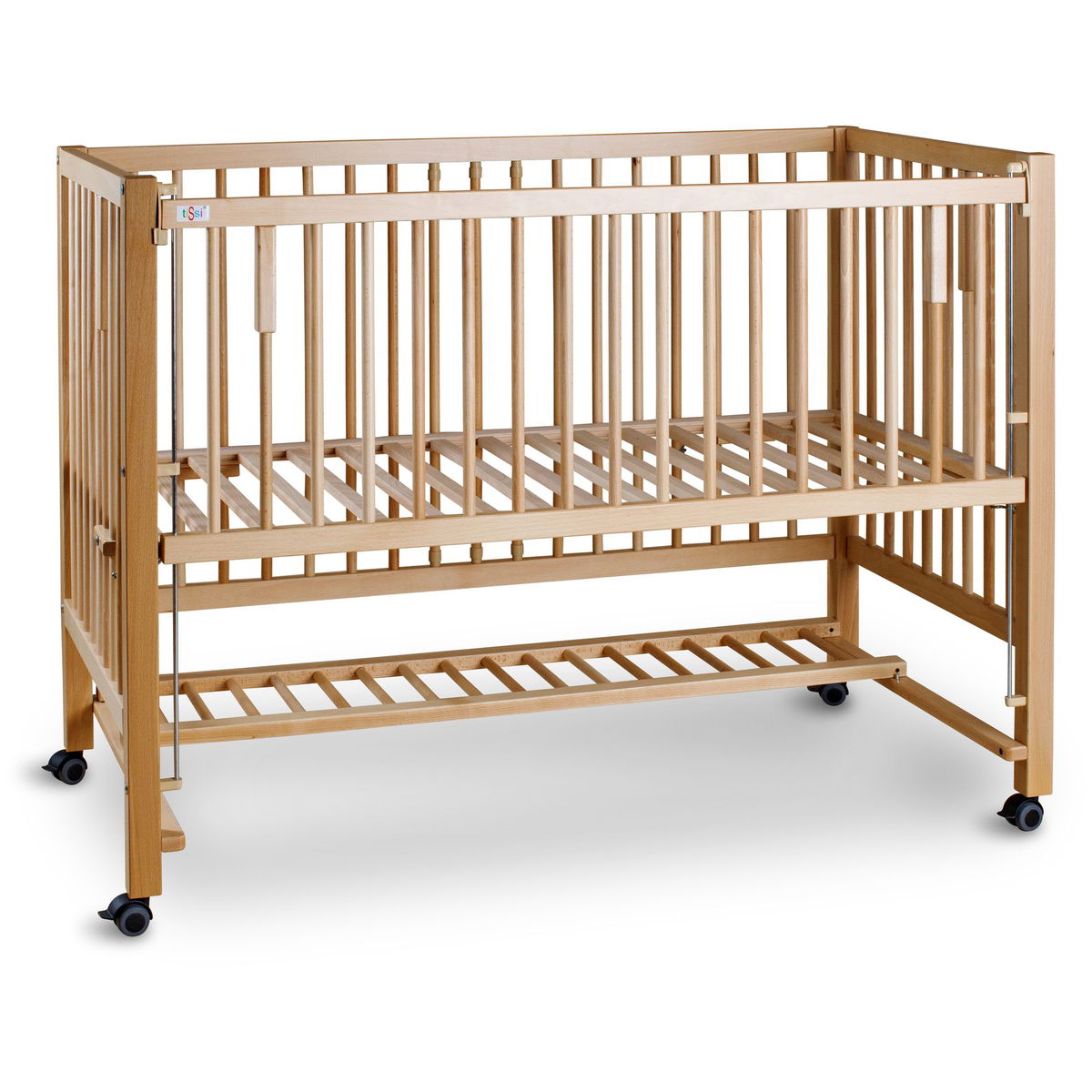 tiSsitiSsi   Beistell und Babybett HAJO natur