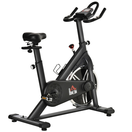 Bicicleta ergométrica ajustável Homcom, aço e ABS