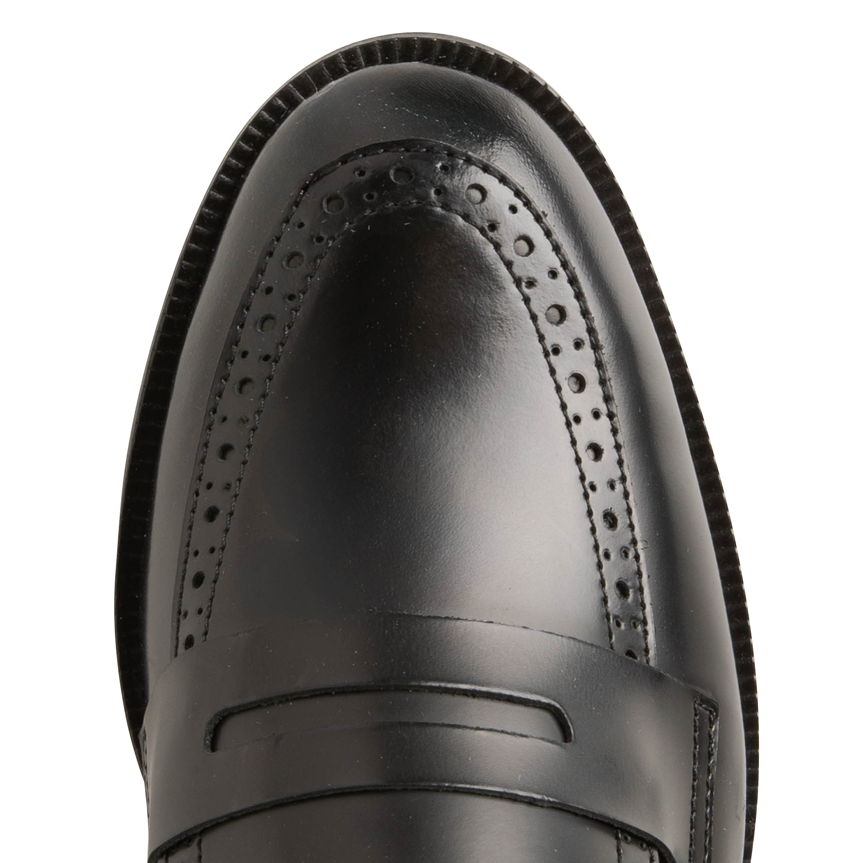 ROSS - Mocassins en cuir vernis| Noir