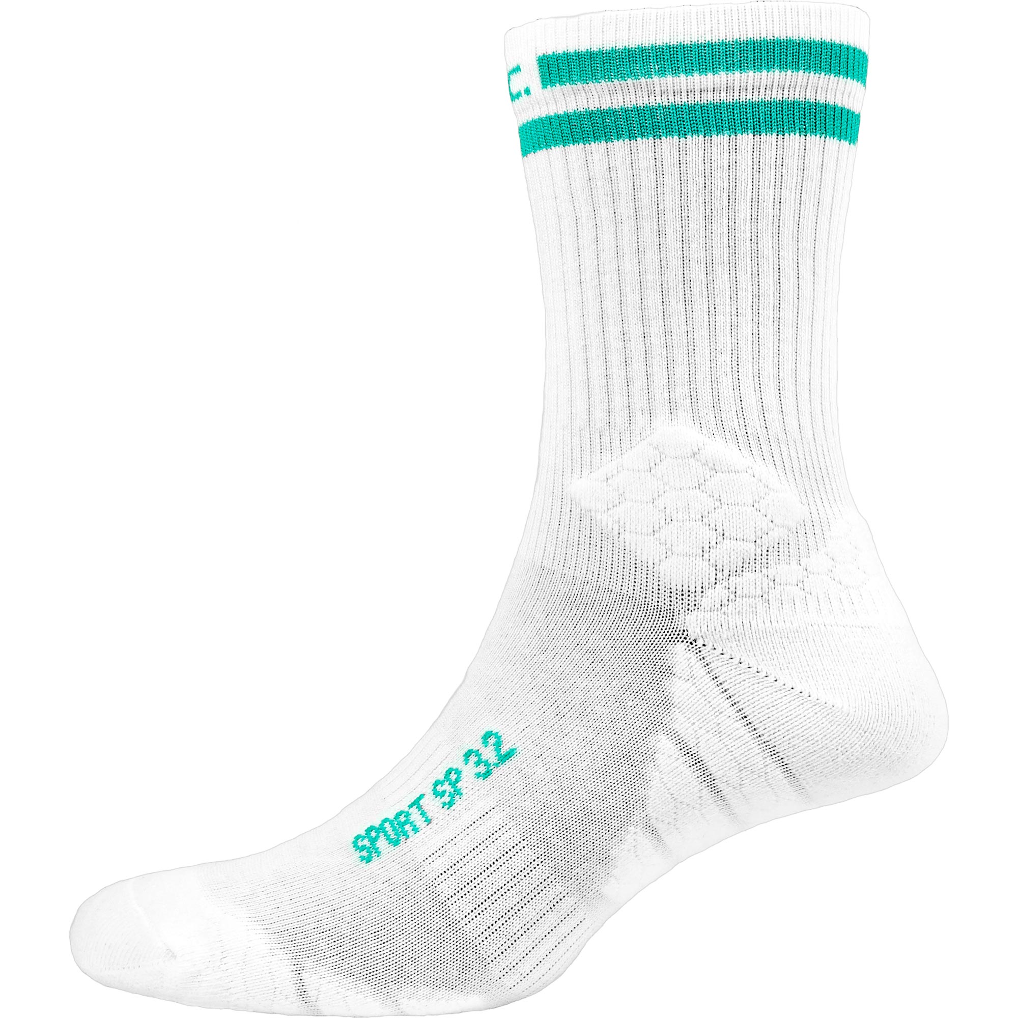 P.A.C. 3.2 Sport Recycled Stripes 2erPack Socken Damen white