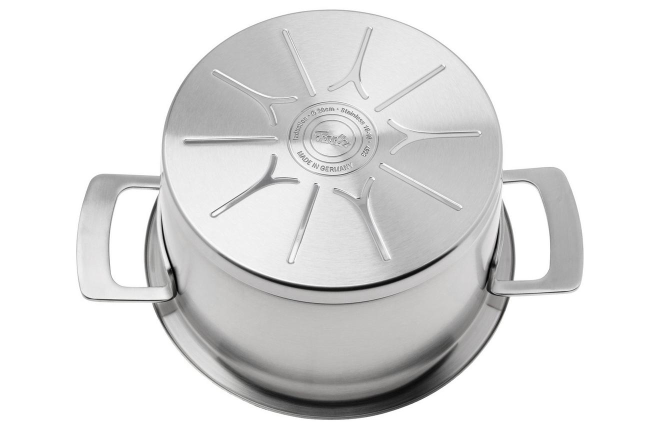 Fissler Phi Collection 016-113-20-000-0 kookpan, 20 cm, 3.2L, glazen deksel