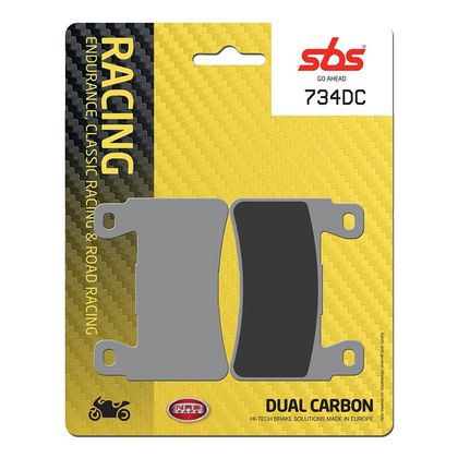Plaquettes de freins SBS 734DC Racing carbon avant