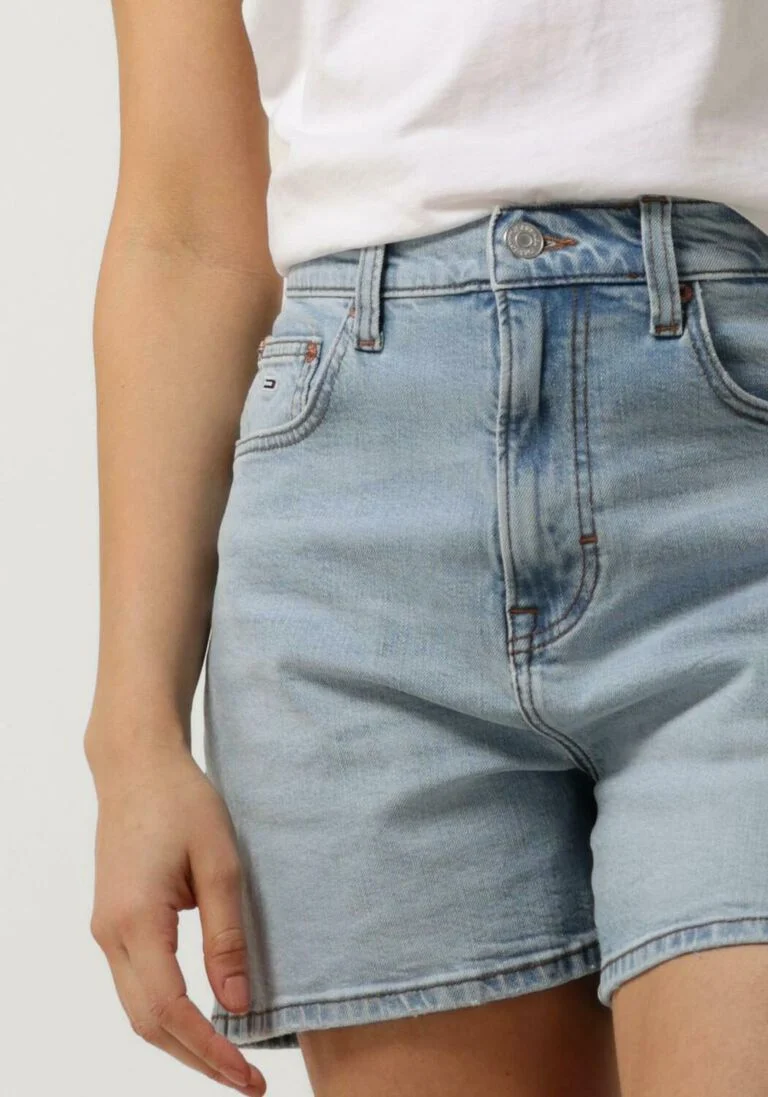 TOMMY JEANS blauwe tommy jeans shorts mom uh short bh0113