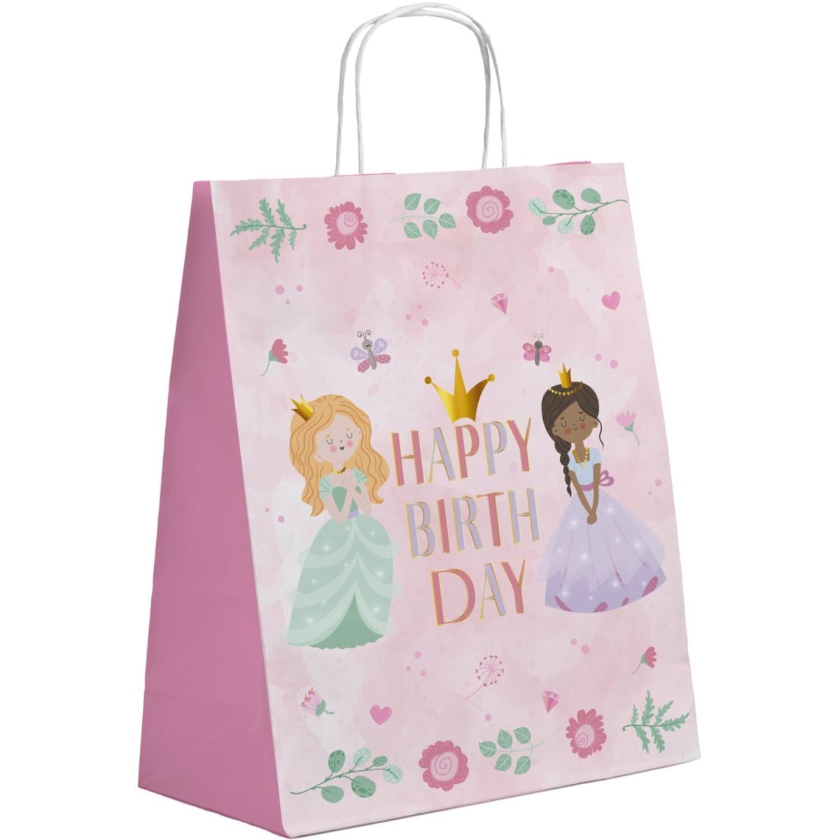 Prinsessen Uitdeeltasjes 27cm 6st
