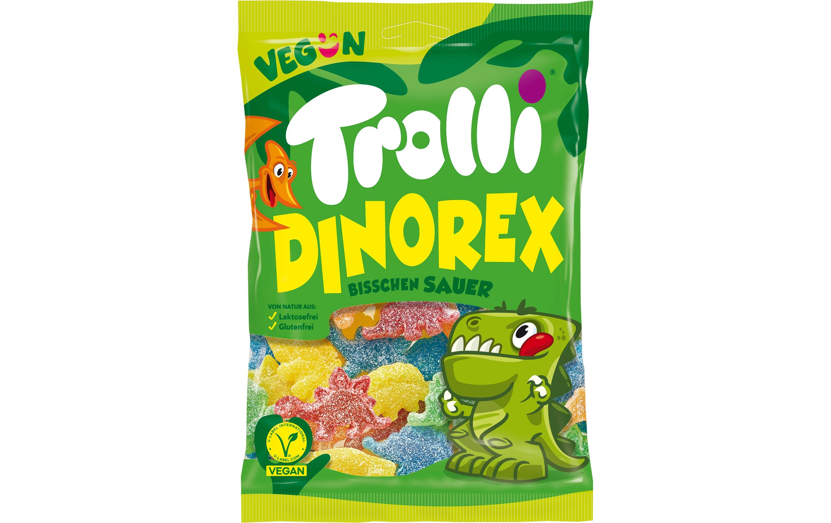 Gummibonbons Dino Rex 200 gExtra saure Dinosaurier Gummibonbons