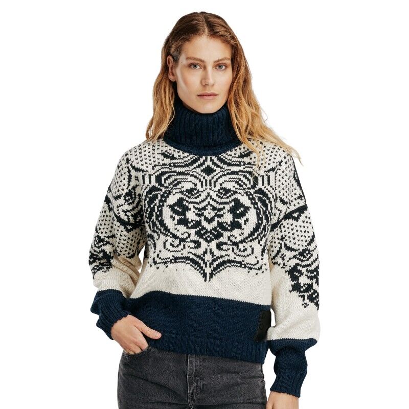 Blomdalen Sweater - Pull en laine mérinos femme