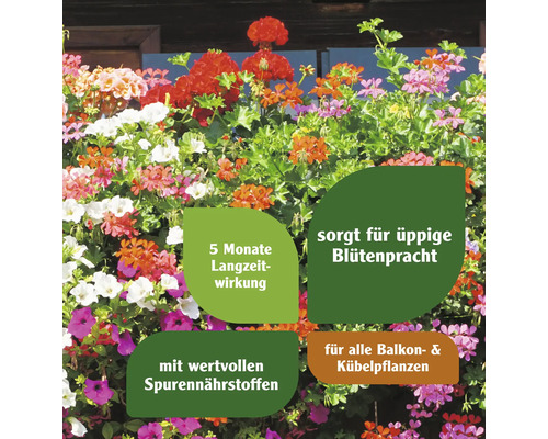 Langdurige meststof voor balkon- en potplanten FloraSelf Select 1,25 kg
