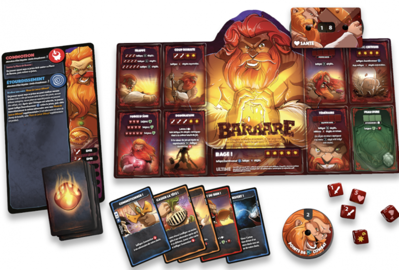 Dice Throne S1 : Barbare Vs Elfe Lunaire