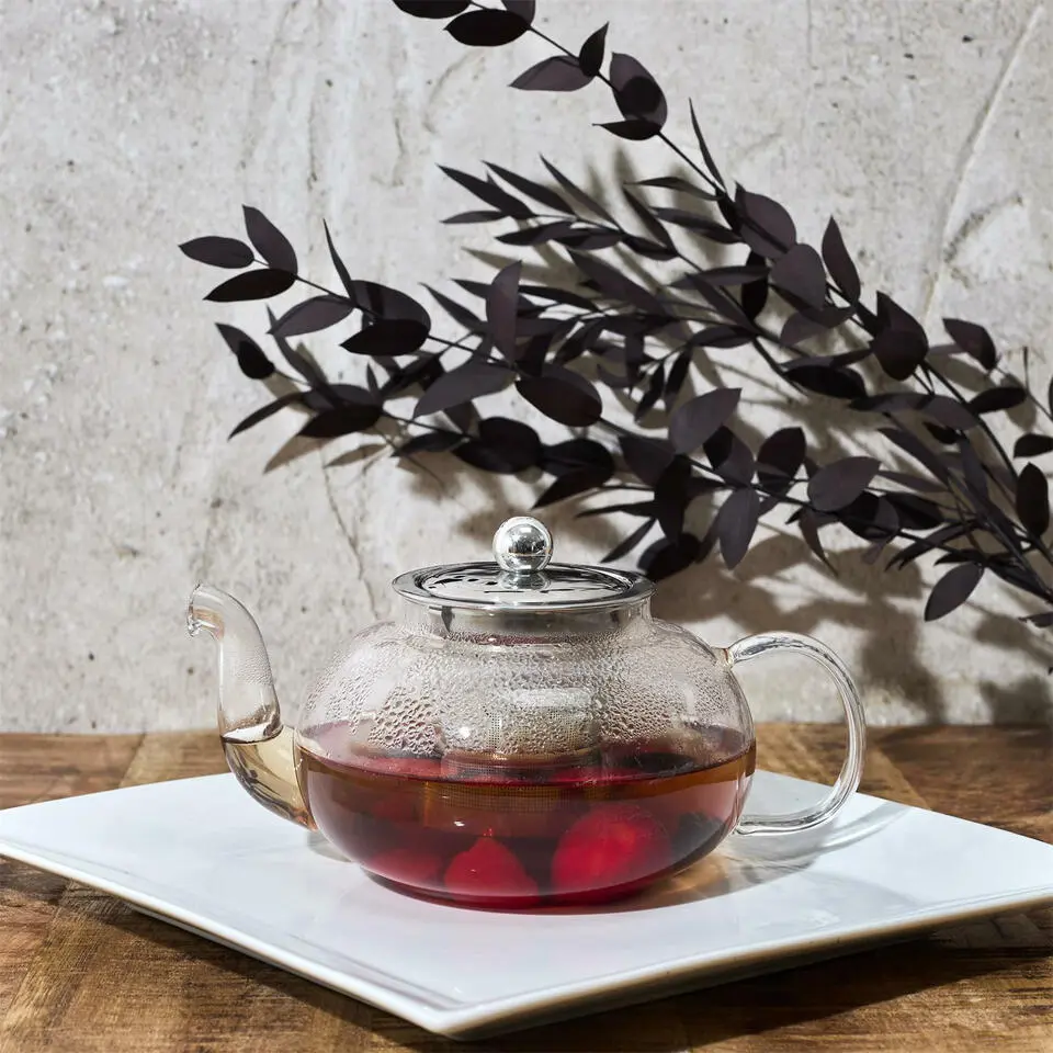 Home Deco Factory Theepot Kensington - transparant - 700 ml